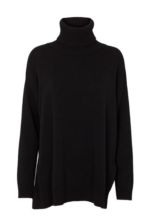 Basic Apparel | Sweater | Line T-neck, black