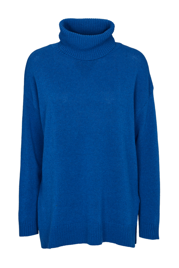Sweater | Basic Apparel Line T-neck, princess blue