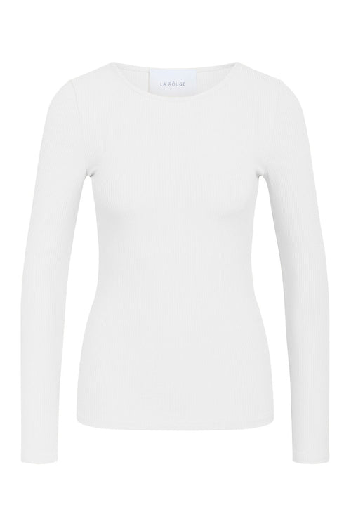 La Rouge | Langærmet T-shirt | Lisa L/S, white