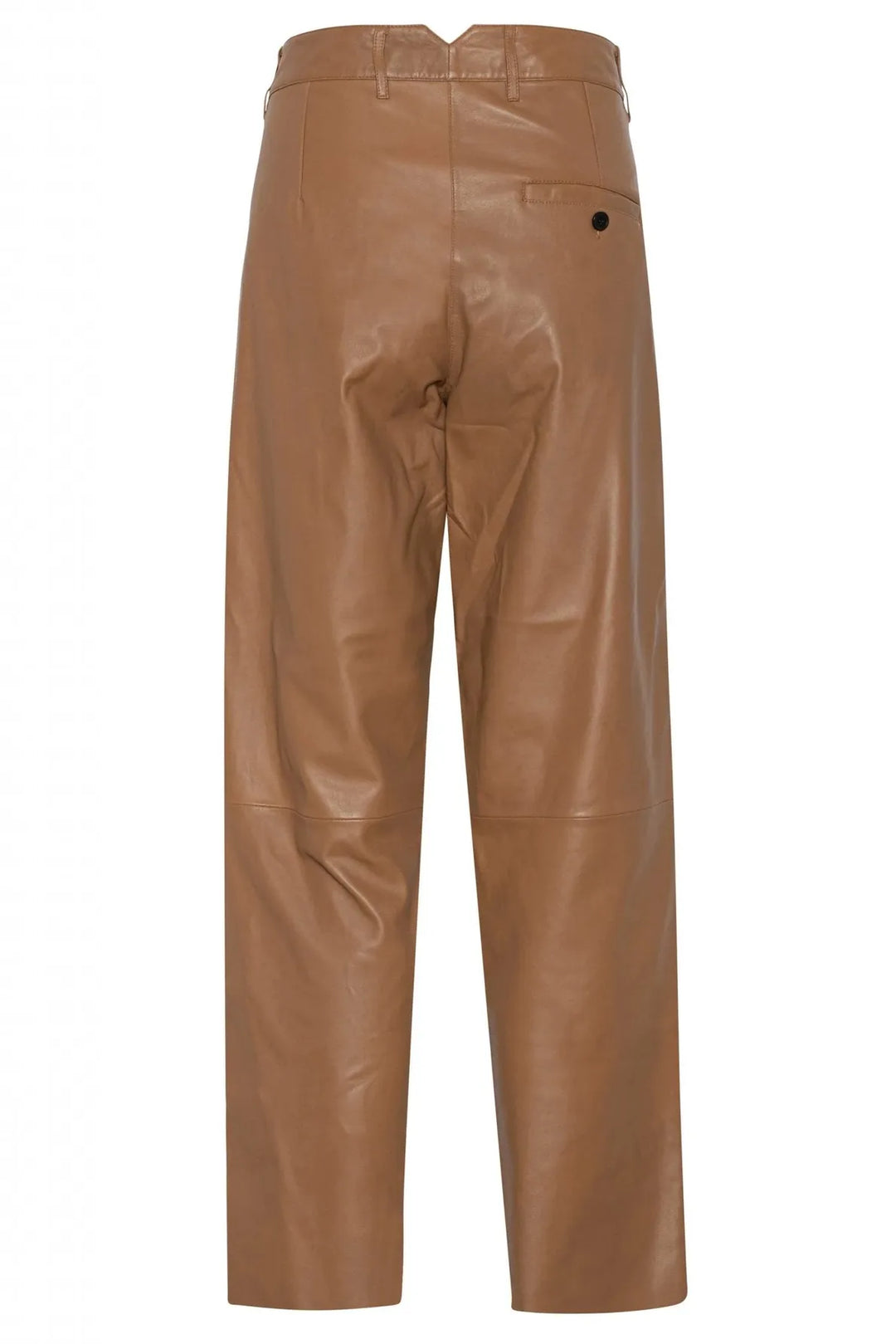 Læderbukser | MDK Iris Leather Pant, lion brown