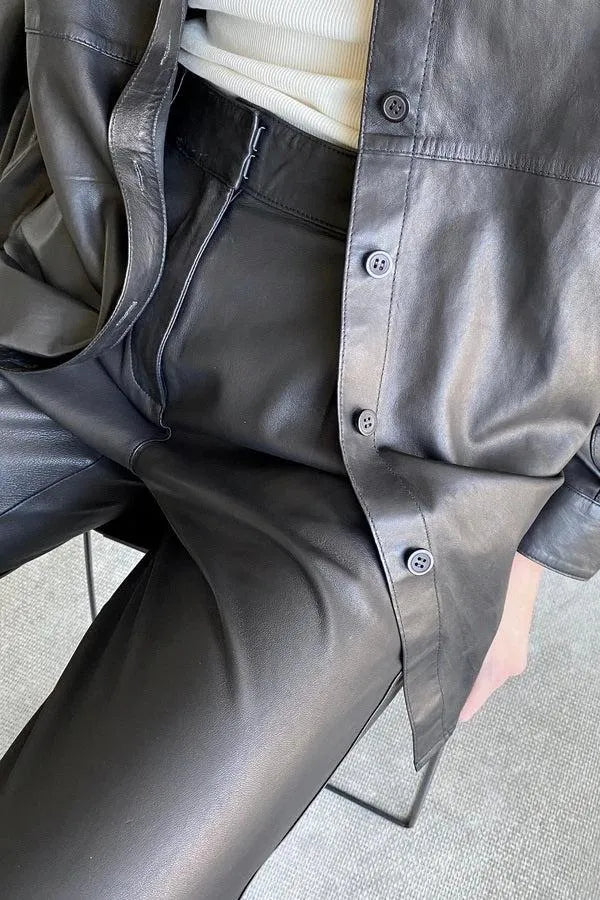 MDK | Læderbukser | Iris Leather Pants