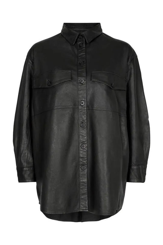 MDK | Læderskjorte | Agnes Thin Leather Shirt