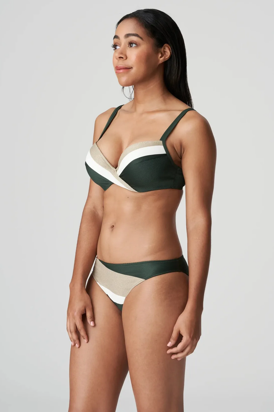 Bikinitop | Swim Sitges Bikini Top Deep Plunge Padded, malachite