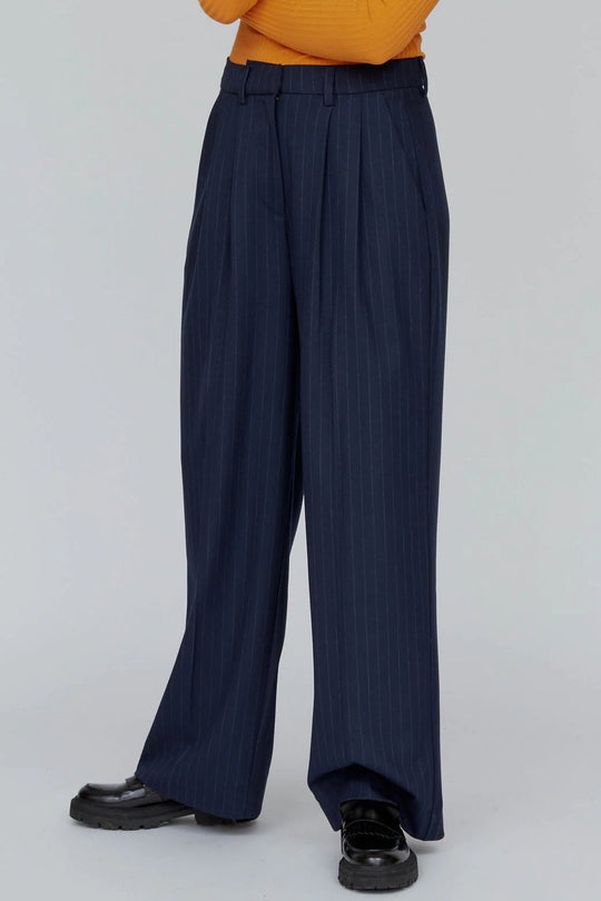 Bukser | Basic Apparel Marjorie pants, sky captain