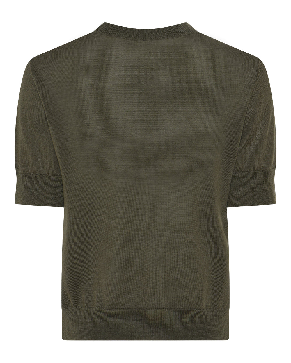 La Rouge Merlin S/S Turtleneck i army green i 100% merinould.