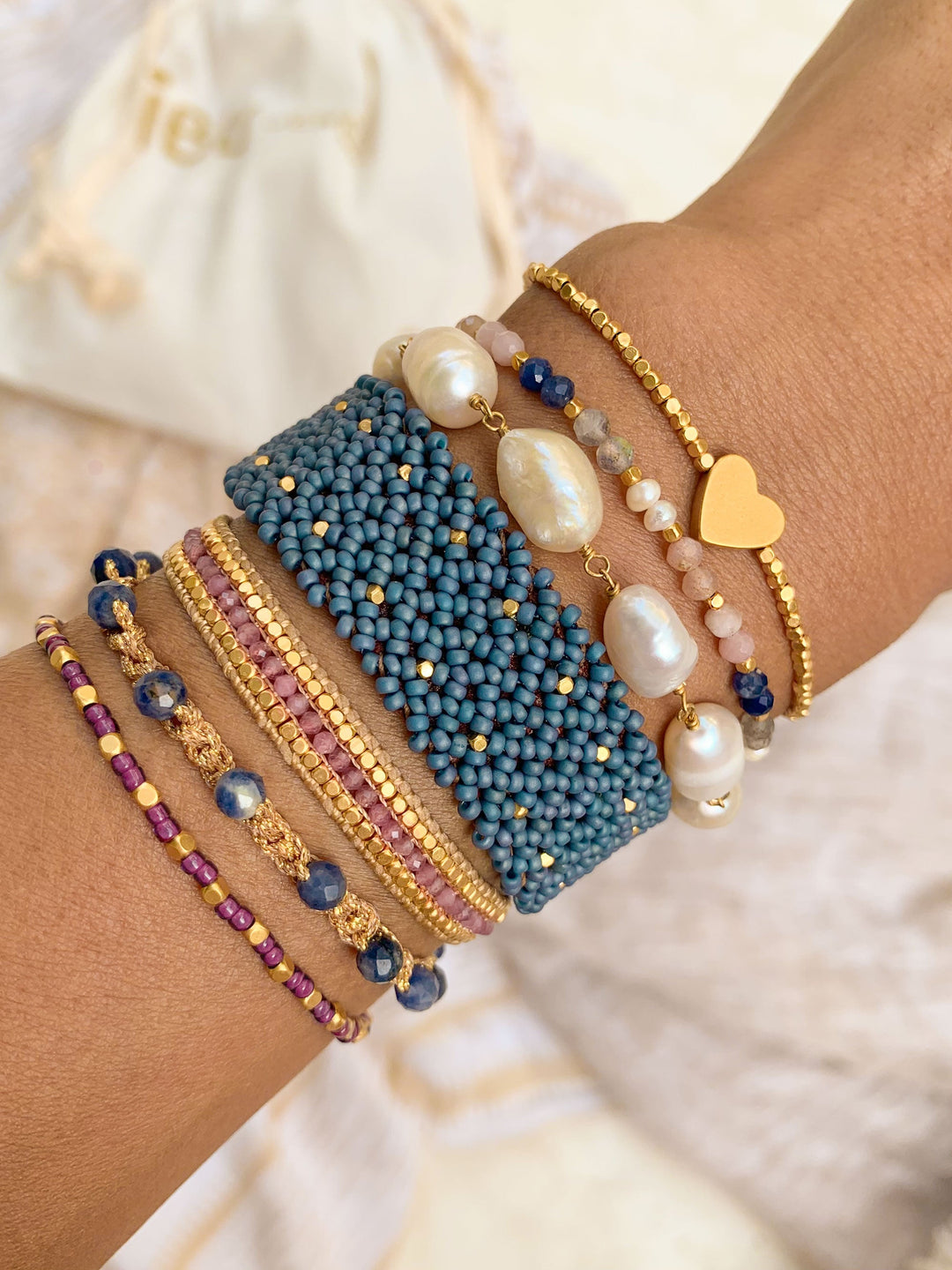 IBU Jewels | Armbånd | Louis, pearl