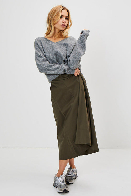 La Rouge | Nederdel | Vilma Skirt, army green