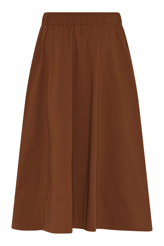 La Rouge Vilma Skirt i chestnut.