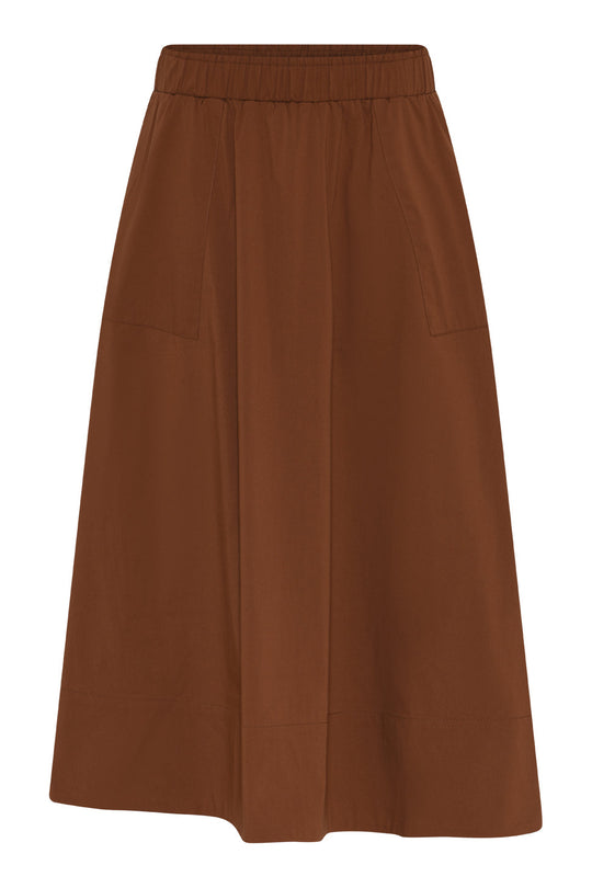 La Rouge Vilma Skirt i chestnut.