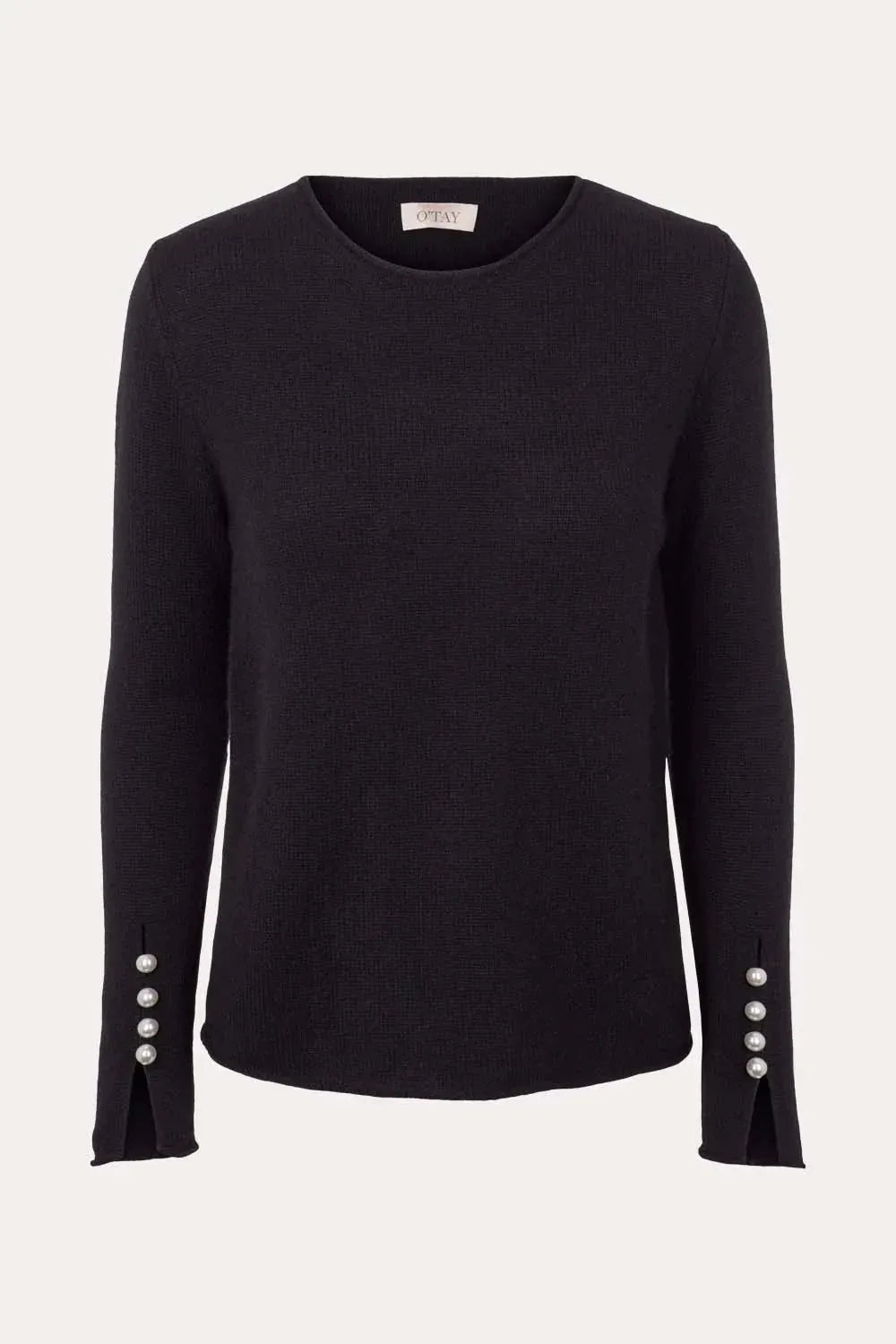 O'TAY Abbelone Sweater i 100% cashmere, black