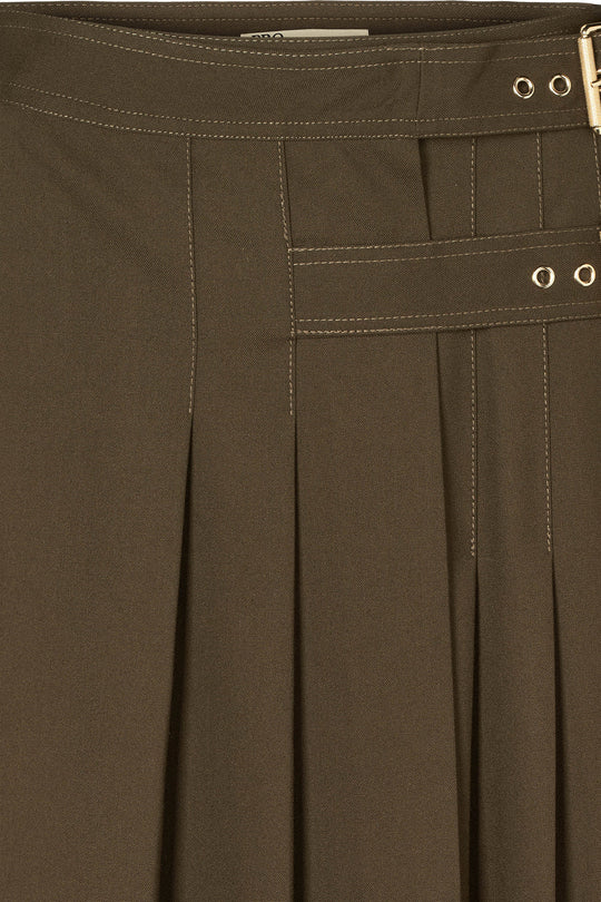 PBO Unima nederdel i farven Tarmac – midi-nederdel med elegant fald og afdæmpet nuance.
