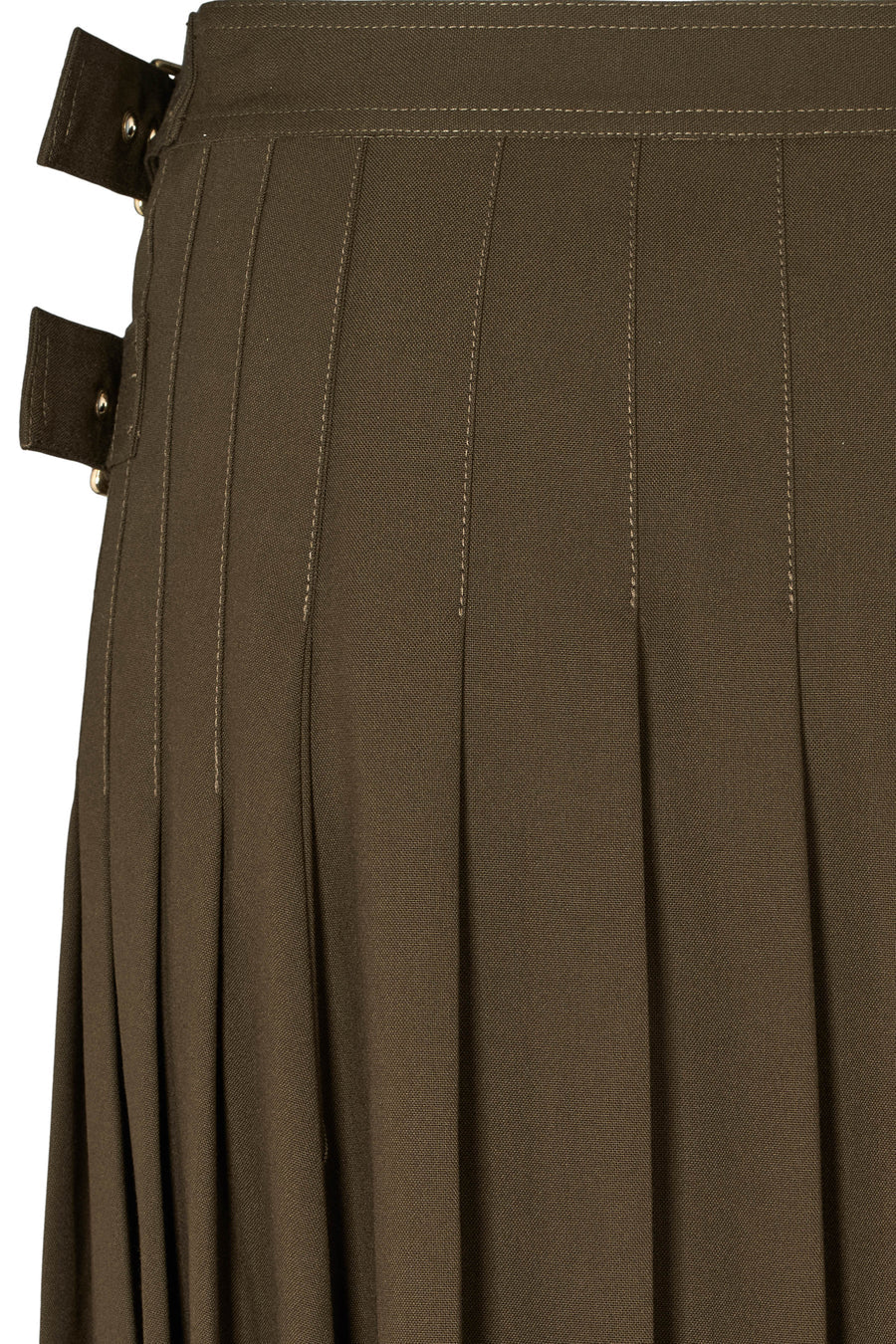 PBO Unima nederdel i farven Tarmac – midi-nederdel med elegant fald og afdæmpet nuance.
