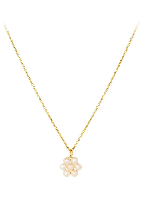 Pernille Corydon | Halskæde | Ocean Bloom Necklace, forgyldt sølv