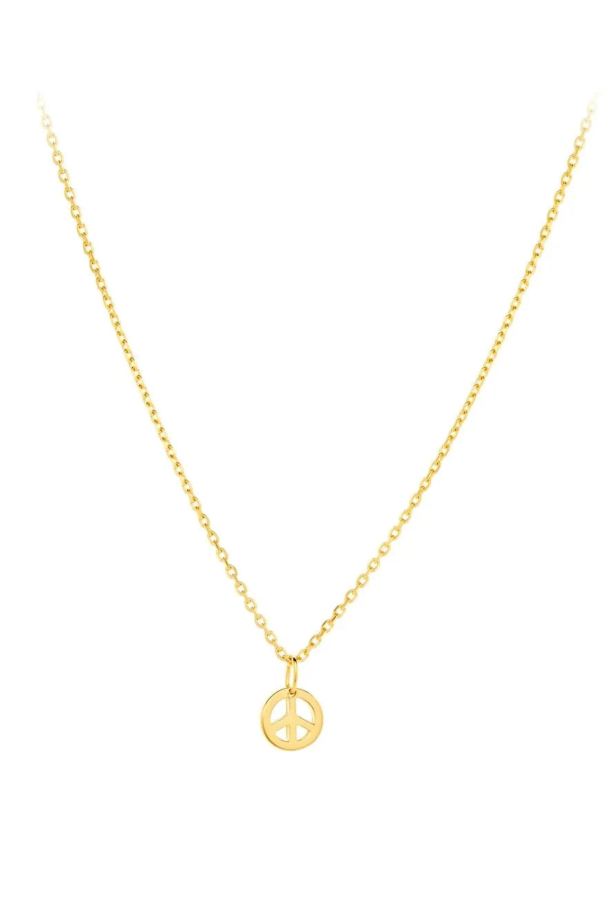Halskæde | Pernille Corydon Peace necklace, forgyldt sølv