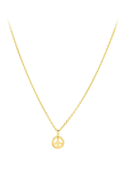 Pernille Corydon | Halskæde | Peace necklace, forgyldt sølv