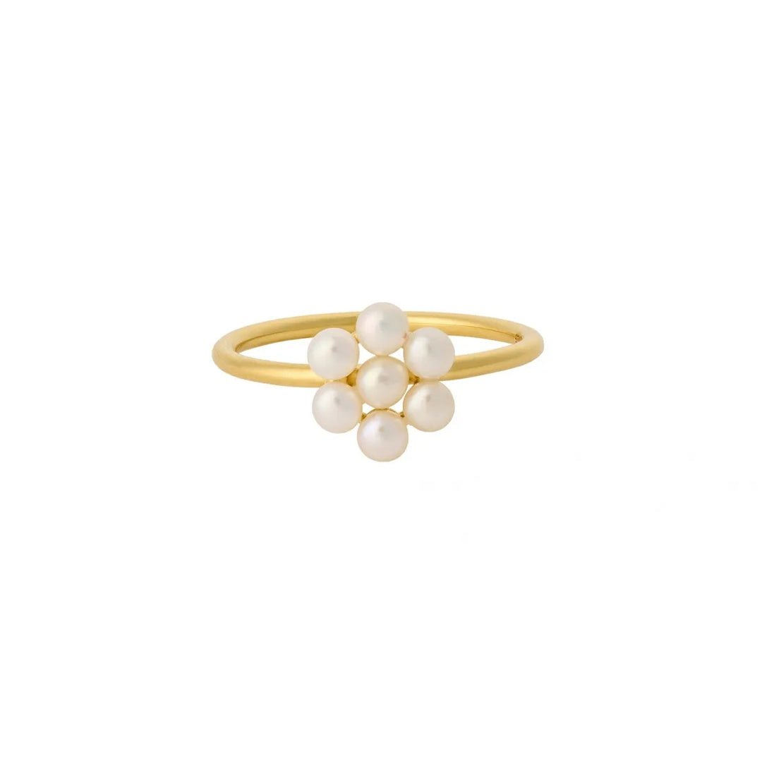 Ring | Pernille Corydon Ocean Bloom Ring, forgyldt sølv