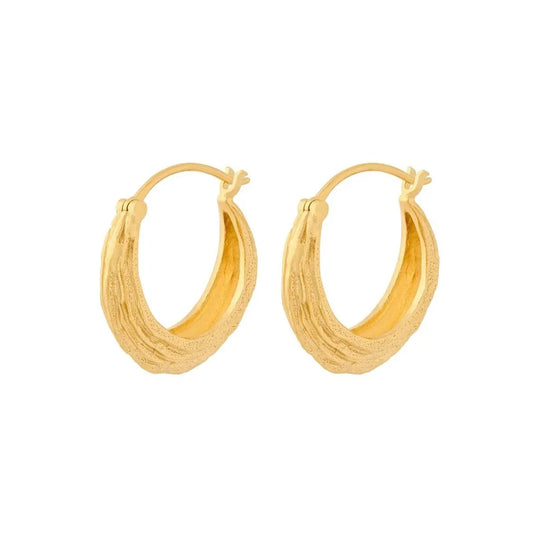 Øreringe | Pernille Corydon Coastline earrings, forgyldt sølv