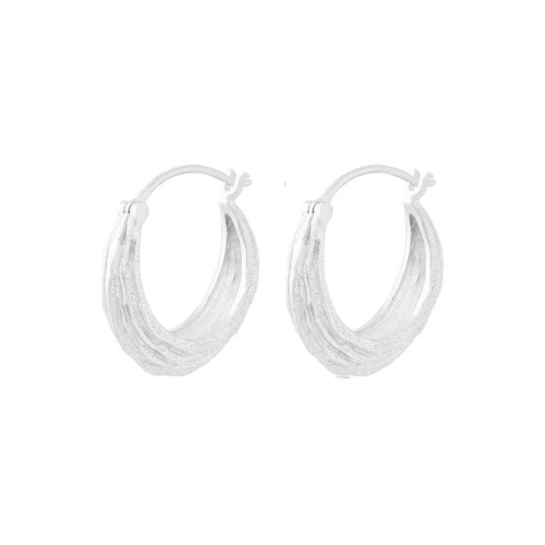 Øreringe | Pernille Corydon Coastline earrings, sølv