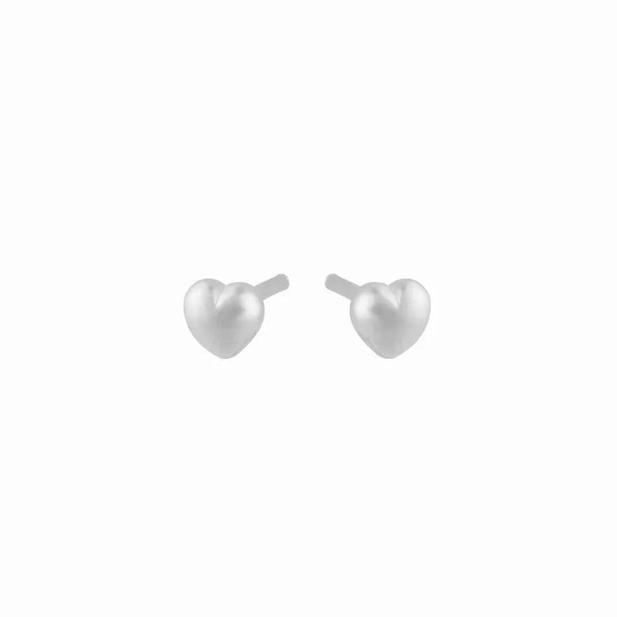Øreringe | Pernille Corydon Heart earsticks, sølv