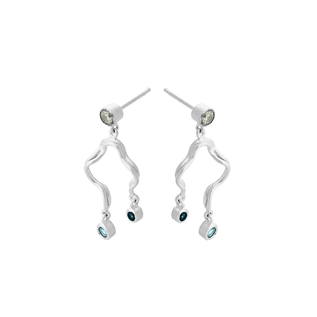 Øreringe | Pernille Corydon Hellir earrings, sølv