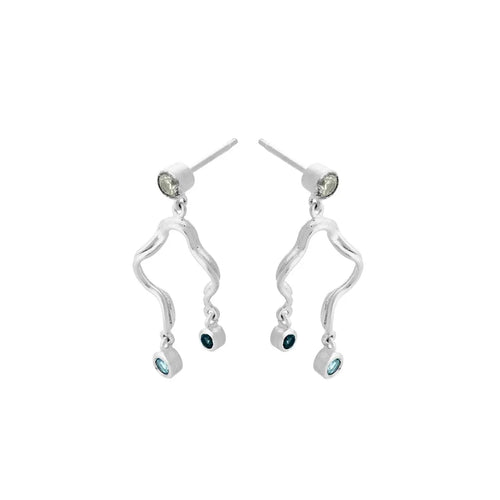 Pernille Corydon | Øreringe | Hellir earrings, sølv