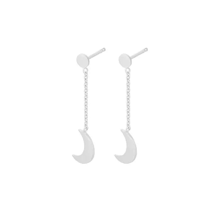 Øreringe | Pernille Corydon Lunar earchains, sølv