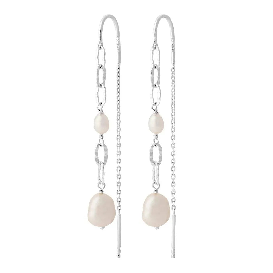 Øreringe | Pernille Corydon Seaside earchains, sølv