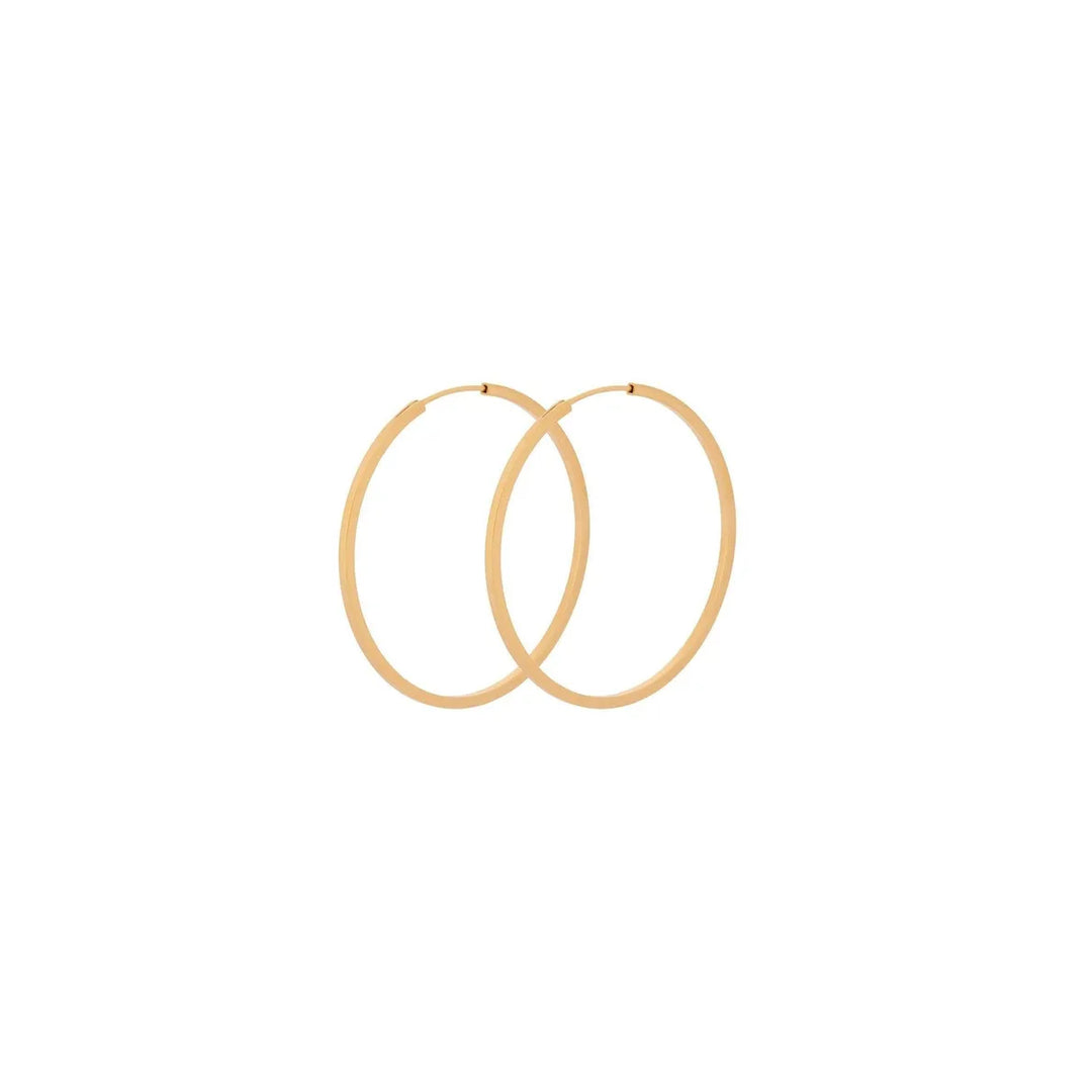 Øreringe | Pernille Corydon Small Orbit hoops, forgyldt sølv