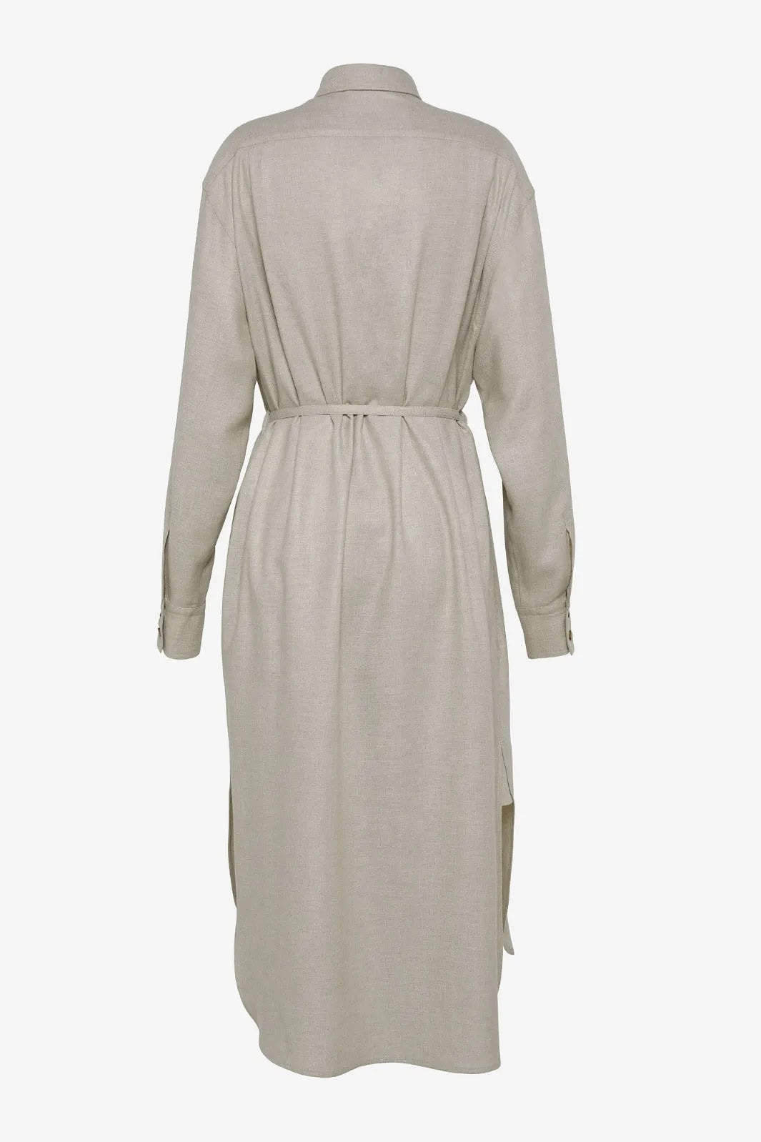 Kjole | POMANDERE Long-sleeved Dress, beige