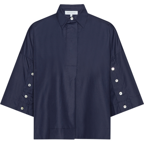 Continue | Skjorte | Klara, navy blue