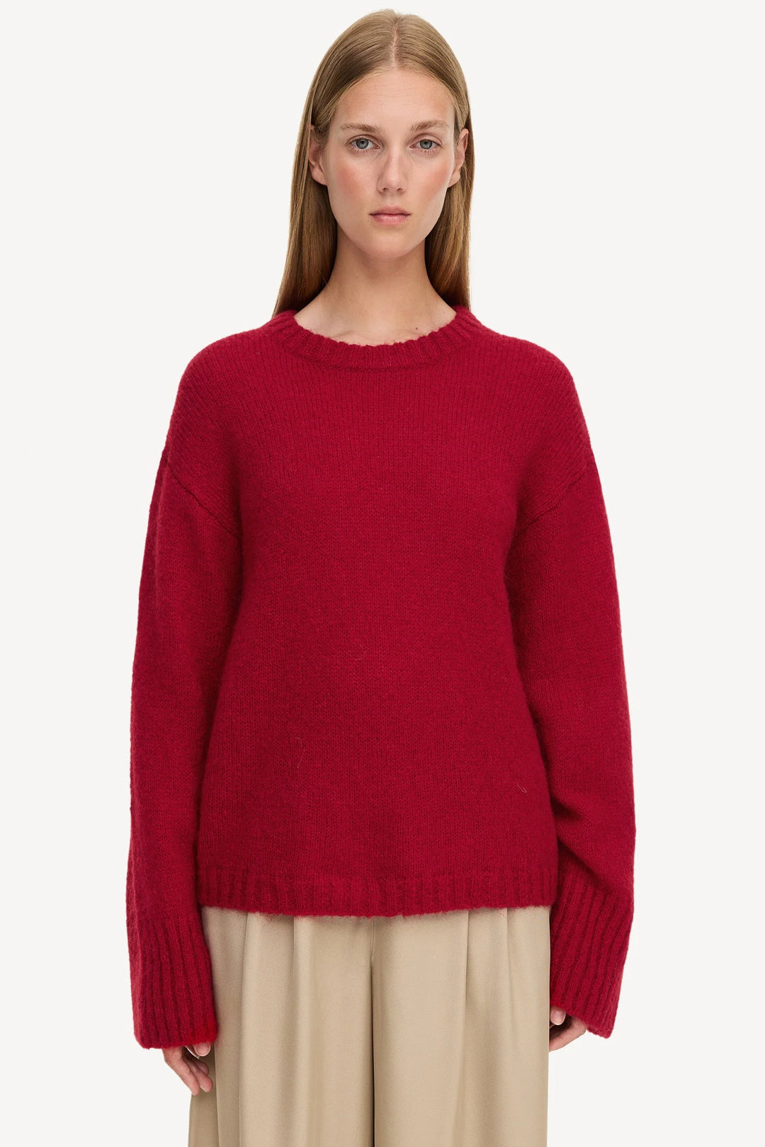 Sweater | By Malene Birger Cierra strik, jester red