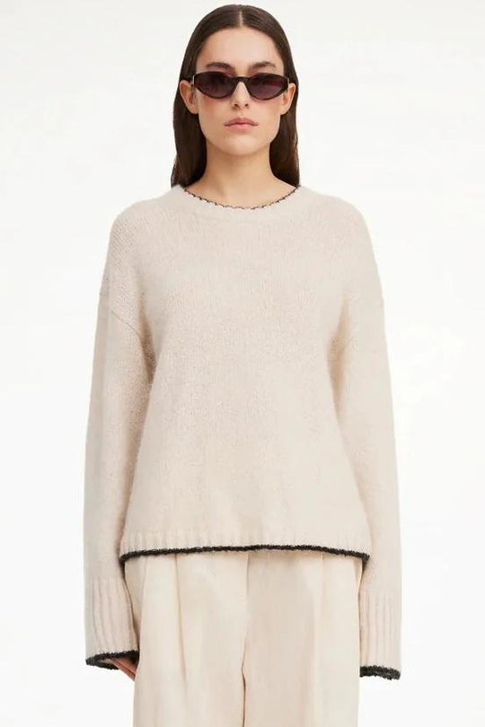 By Malene Birger | Sweater | Cierra, oyster gray
