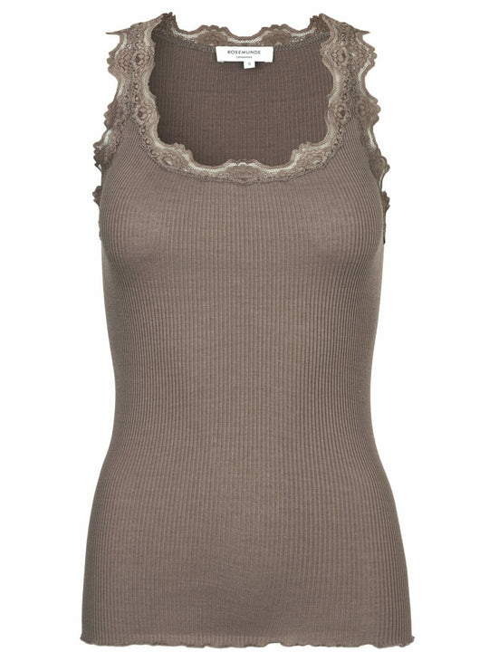 Silketop | ROSEMUNDE Ikonisk top blonder, 5205 falcon