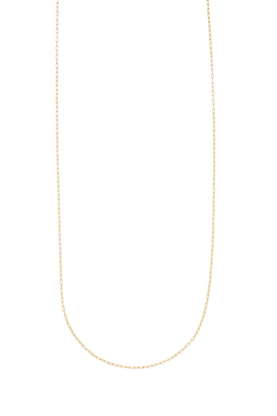 Pico Anker Necklace – forgyldt halskæde på 52 cm, perfekt til charms og vedhæng.