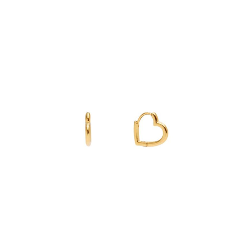 Pico Cupid Hoops – tidløse øreringe i 24K forgyldt finish. Nikkelfri og perfekte til hverdag og fest