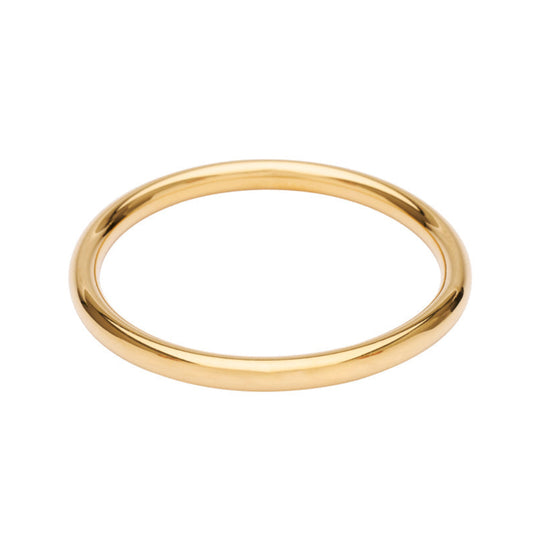 Pico Ray Bangle 6mm – forgyldt armbånd i rustfrit stål med minimalistisk design.