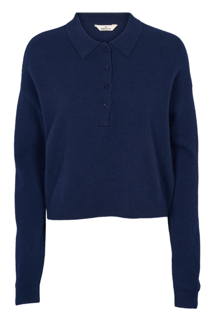 Basic Apparel Selem Polo i Navy set forfra