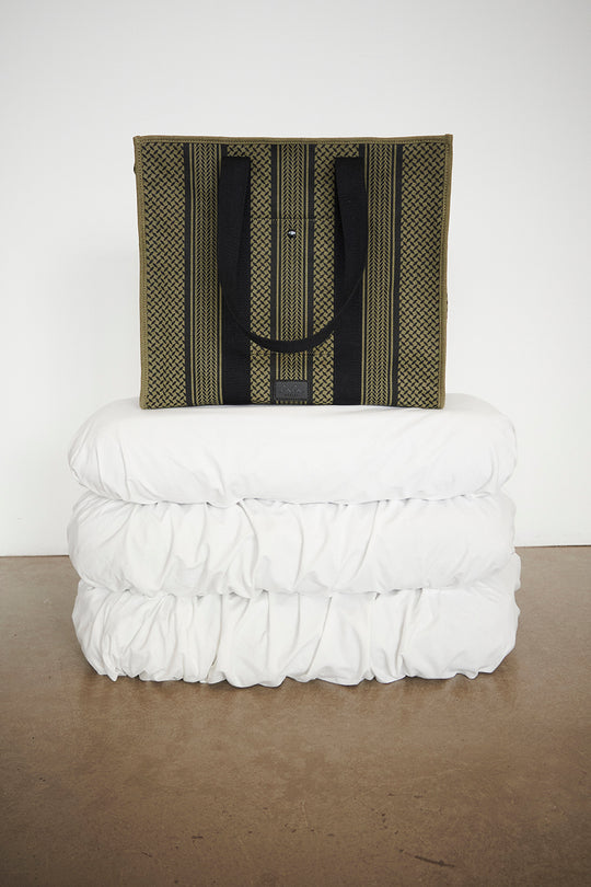 Lala Berlin | Shopper | Mason canvas, olive/black