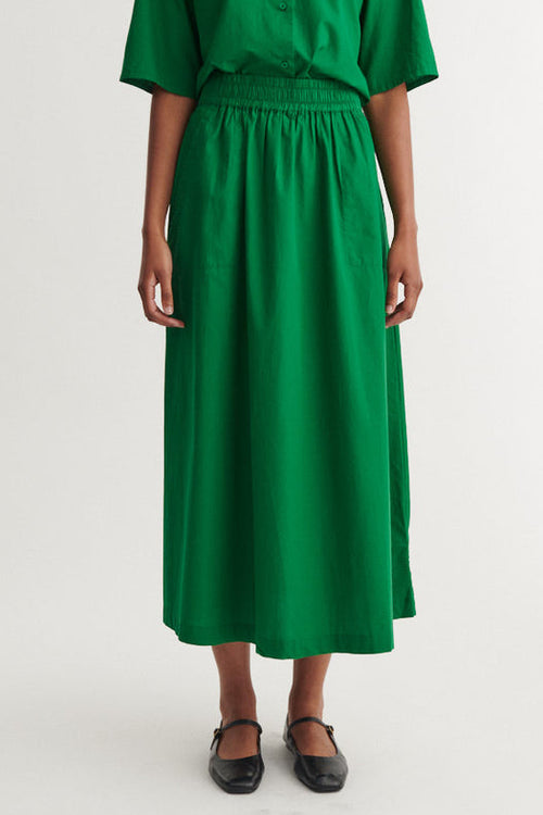 Basic Apparel | Nederdel | Silje Long Skirt, abundant green