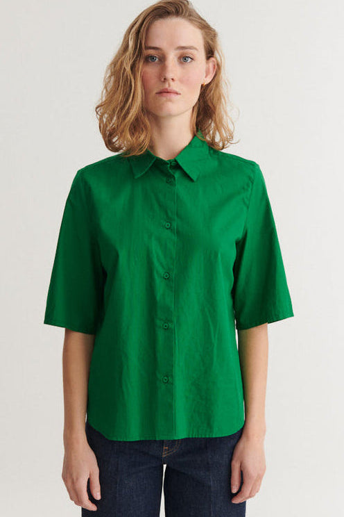 Basic Apparel | Skjorte | Silje SS Shirt, abundant green