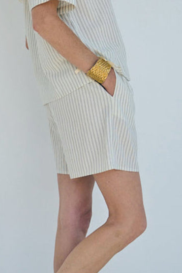 La Rouge | Shorts | Stinna, blue/white