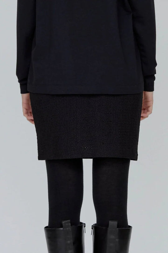 Nederdel | Basic Apparel Suvi skirt, black