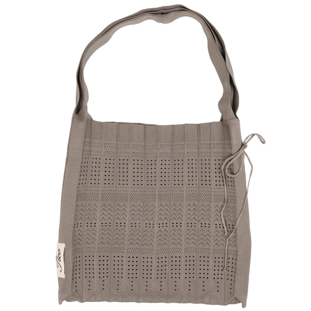Shopper | PICO Rosalia Bag, taupe lace