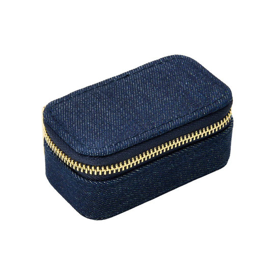 Pico Small Jewelry Box kompakt smykkeskrin i polyester, ideel til opbevaring af ringe, øreringe og armbånd.