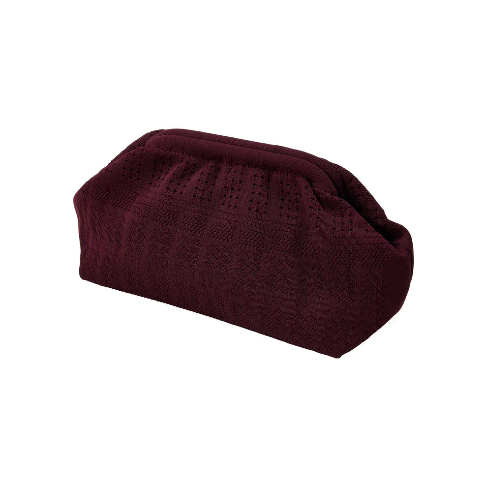 Pico Rosalia Clutch, håndlavet clutch taske i vævet polyester med let rundet form.