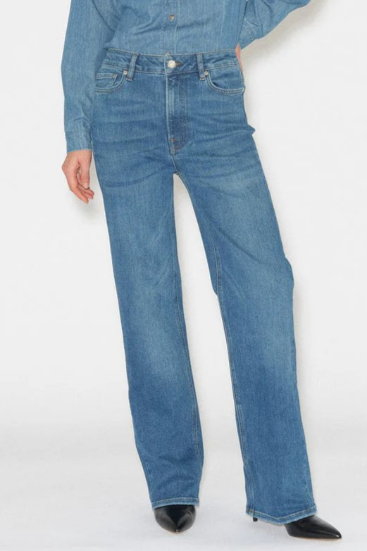 Tomorrow | Jeans | Brown Worker Jeans Wash Prato, denim blue