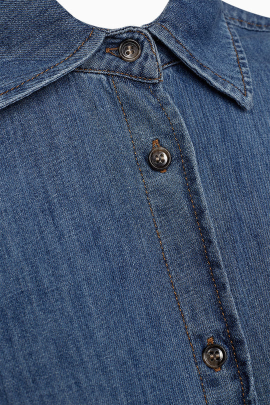 Tomorrow | Skjorte | New Hepburn Shirt Boston, denim blue