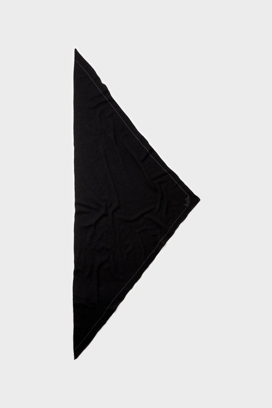 Lala Berlin | Tørklæde | Triangle Solid Logo M, cashmere nero