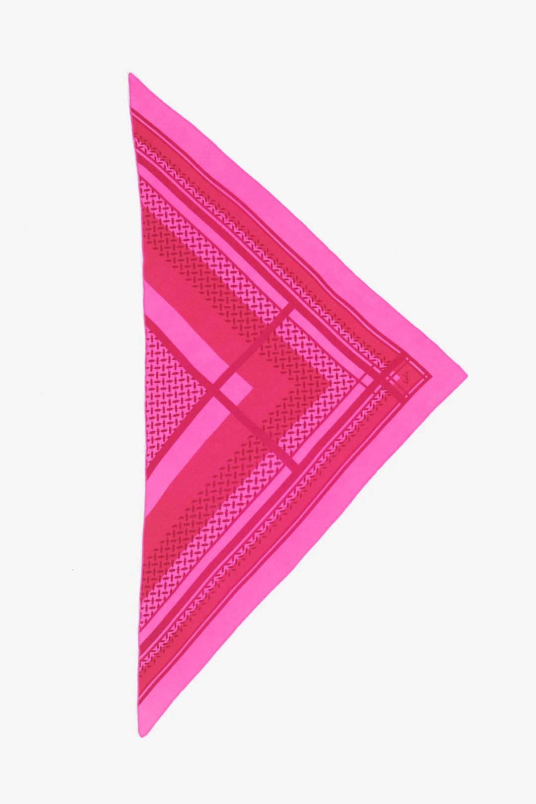 Tørklæde | LALA BERLIN Trinity Double Heritage, pink