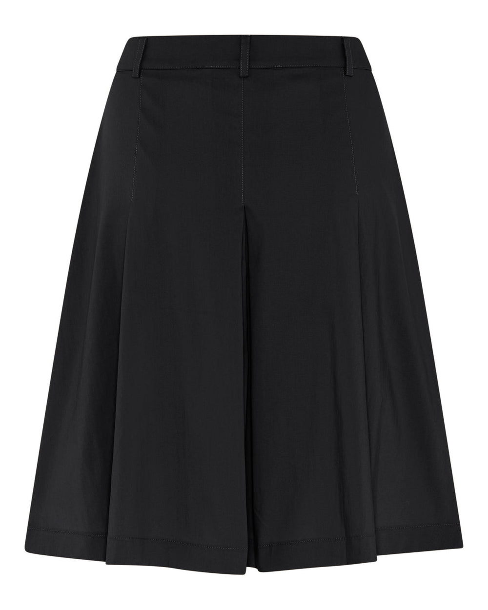 La Rouge Vilma Plissé Skirt i black med plisseringer.
